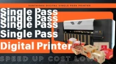 SUNTHINKS Cartons Carboards Printer Diġitali Pass Uniku